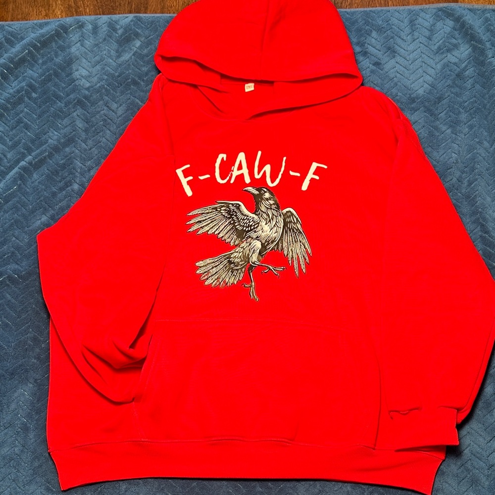 Red Graphic Hoodie